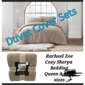 New Rachael Zoe Sherpa duvet set